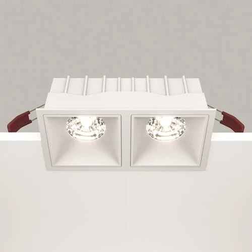 Встраиваемый светильник Downlight Alfa LED 30W, 4000K, Белый (Maytoni Technical, DL043-02-15W4K-SQ-W) - Amppa.ru