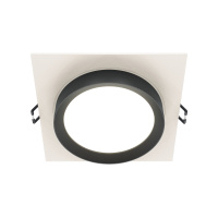 Встраиваемый светильник Downlight Hoop, 1xGX53 Белый (Maytoni Technical, DL086-GX53-SQ-WB)