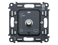 Механизм TV розетки SAT 5-2400MHz 3.5dB QUANT (Ambrella Volt, VM215)