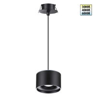 Светильник Встраиваемый Светодиодный С Переключателем Цветовой Температуры, Длина Провода 2 Метра Giro Spot, Led, Черный (Novotech, 358965)