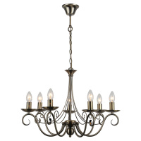 Подвесная люстра LSP-9941, 7xE14, Бронза (Lussole, GRLSP-9942)