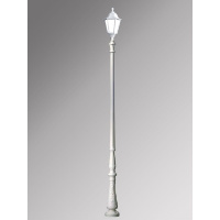 Парковый фонарь Fumagalli Tabor/Noemi E35.205.000.WYH1R, Белый и Опал (молочный), с лампой 5000Lm, 3000К