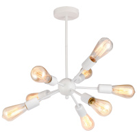 Потолочная люстра Lgo Kenner, 9xE27, Белый (Lussole, LSP-8269)