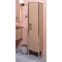 Пенал Armadi Art Monaco капучино глянец + хром L 868-CPCR-L